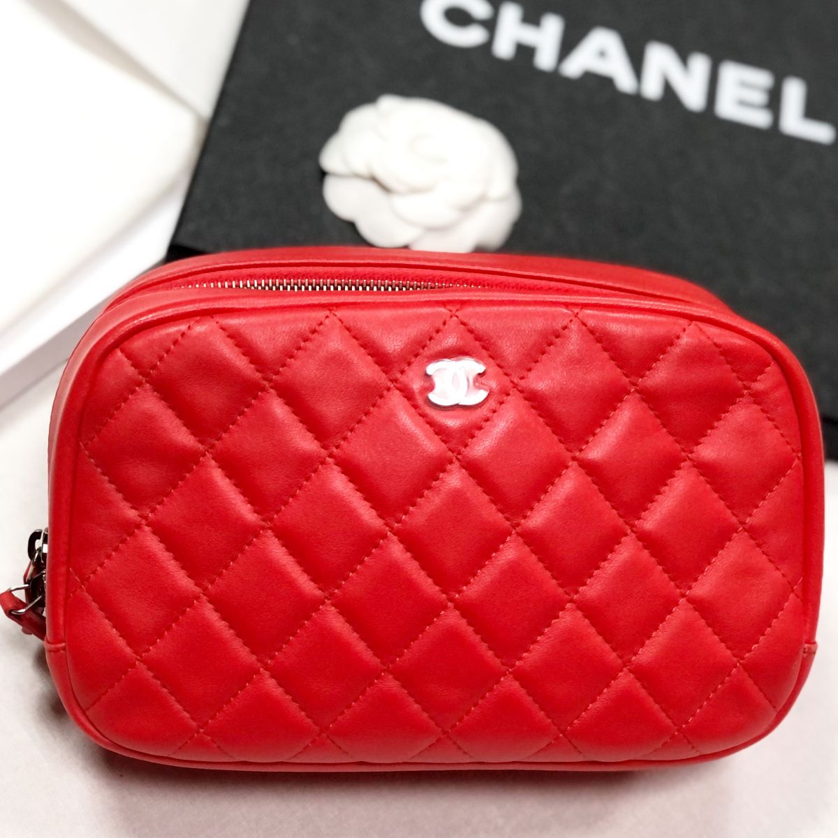 Косметичка - Клатч Chanel размер 20/12 цена 70 448 руб