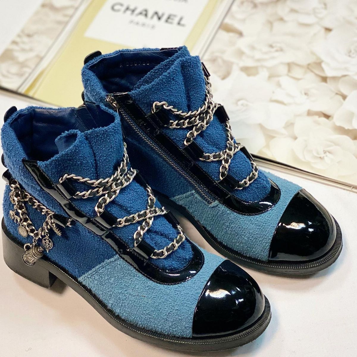 Ботинки Chanel размер 38.5 цена 38 463 руб 