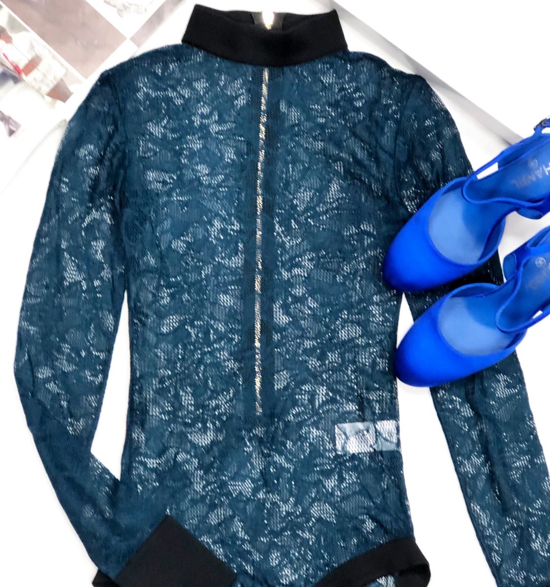 Боди /ажур/ BALMAIN размер 36 цена 15 385 руб
