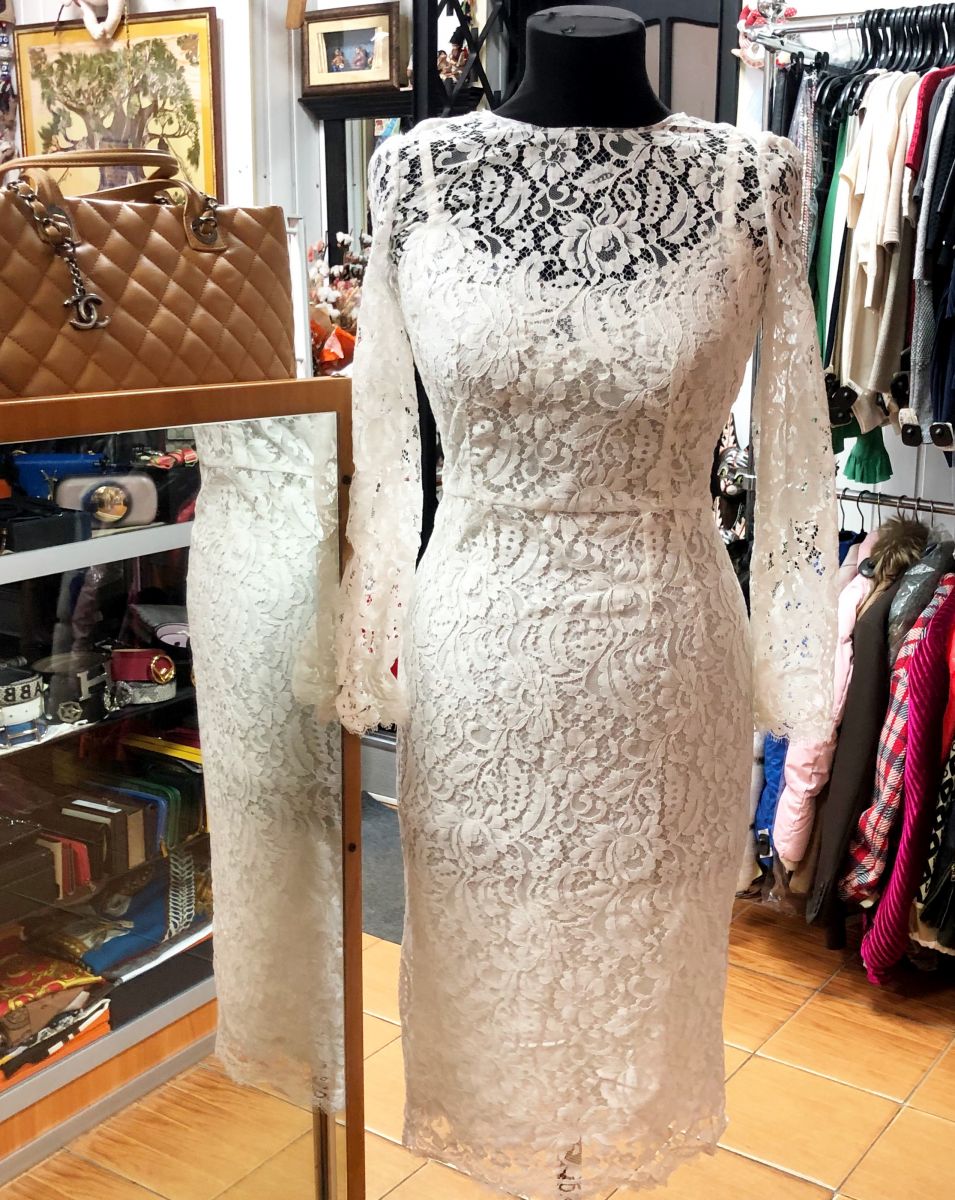 Платье/ ажур / Dolce Gabbana размер 40 цена 15 655 руб
