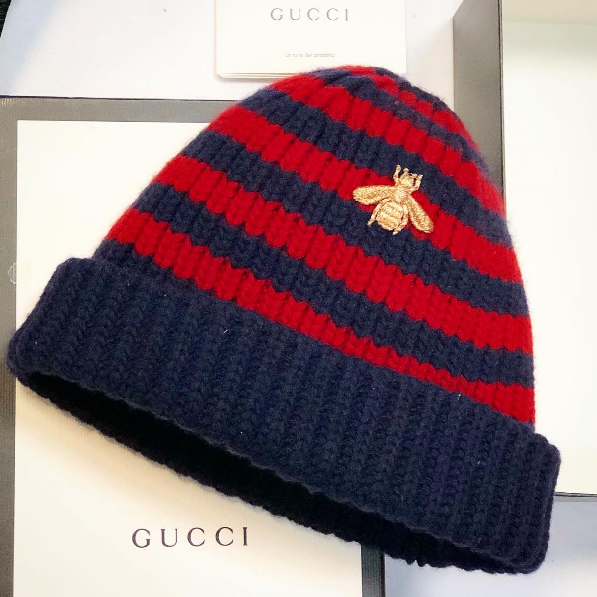Шапка Gucci  размер L цена 15 385 руб 