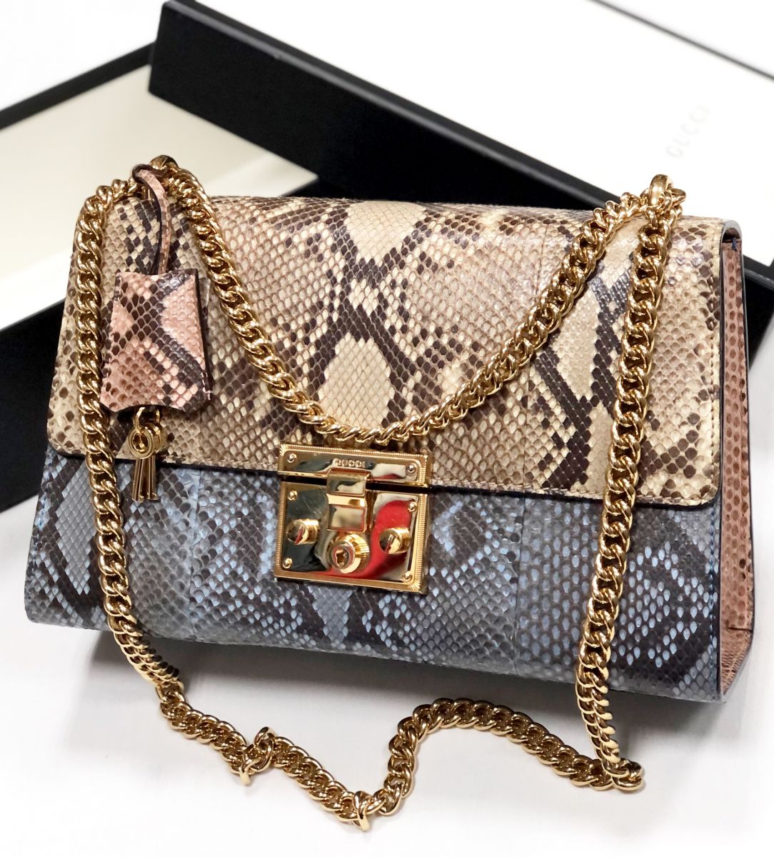 Сумка / питон / Gucci размер 30/18 цена 153 850 руб 