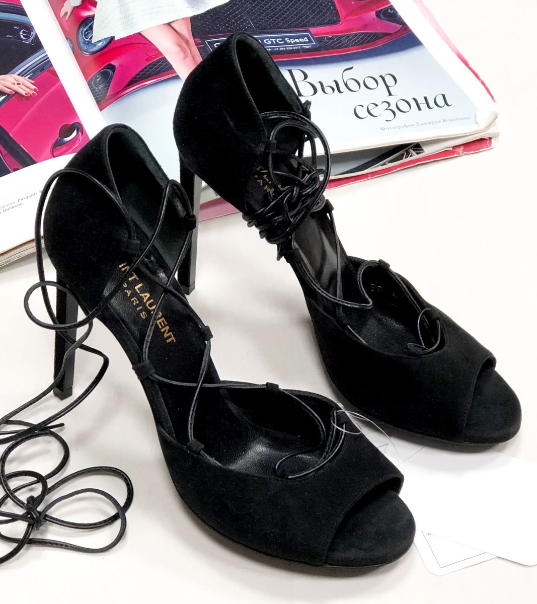 Босоножки Saint Laurent размер 38 цена 23 483 руб
