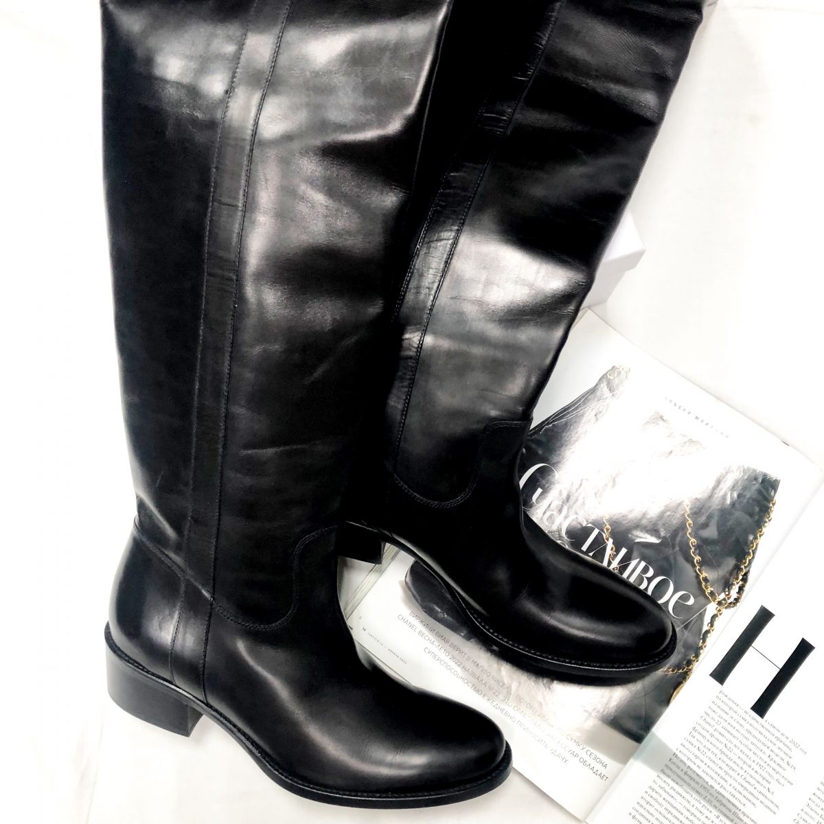 Сапоги RALPH LAUREN размер 37.1/2 цена 46 965 руб /новые/