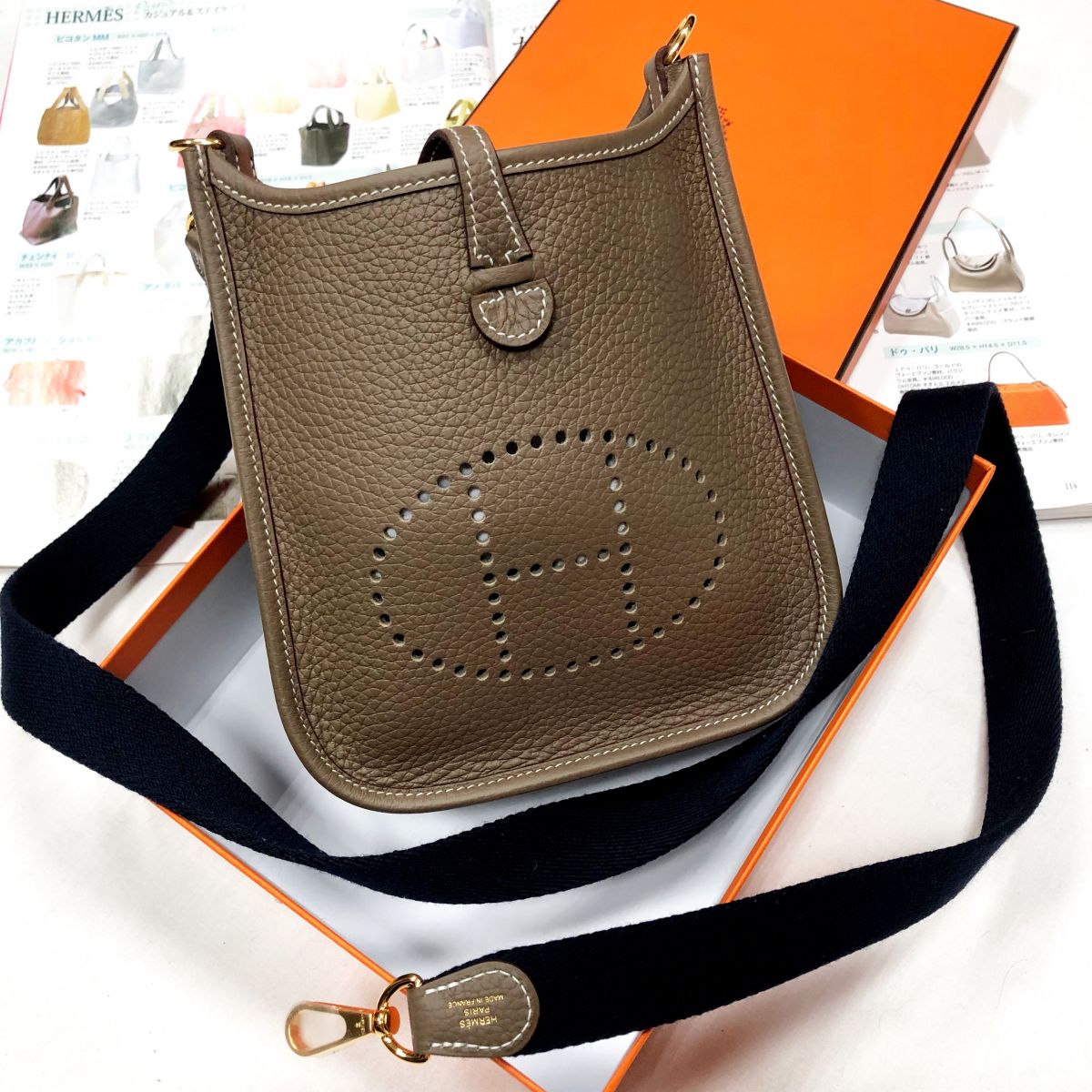 Сумочка HERMES размер 15 цена 384 625 руб /новая/упаковка/