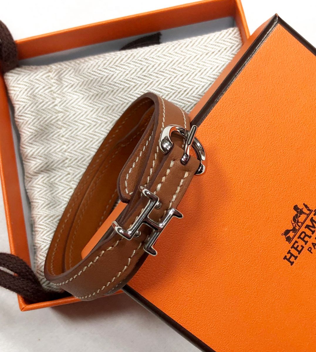 Браслет /кожа/ Hermes цена 38 463 руб/в коробке/