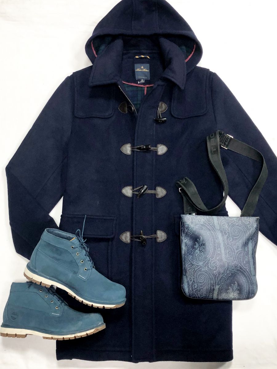 #mechtamen Пальто Brooks Brothers размер XL цена 23 483 руб
Ботинки Timberland размер 46 цена 10 959 руб
Сумка ETRO