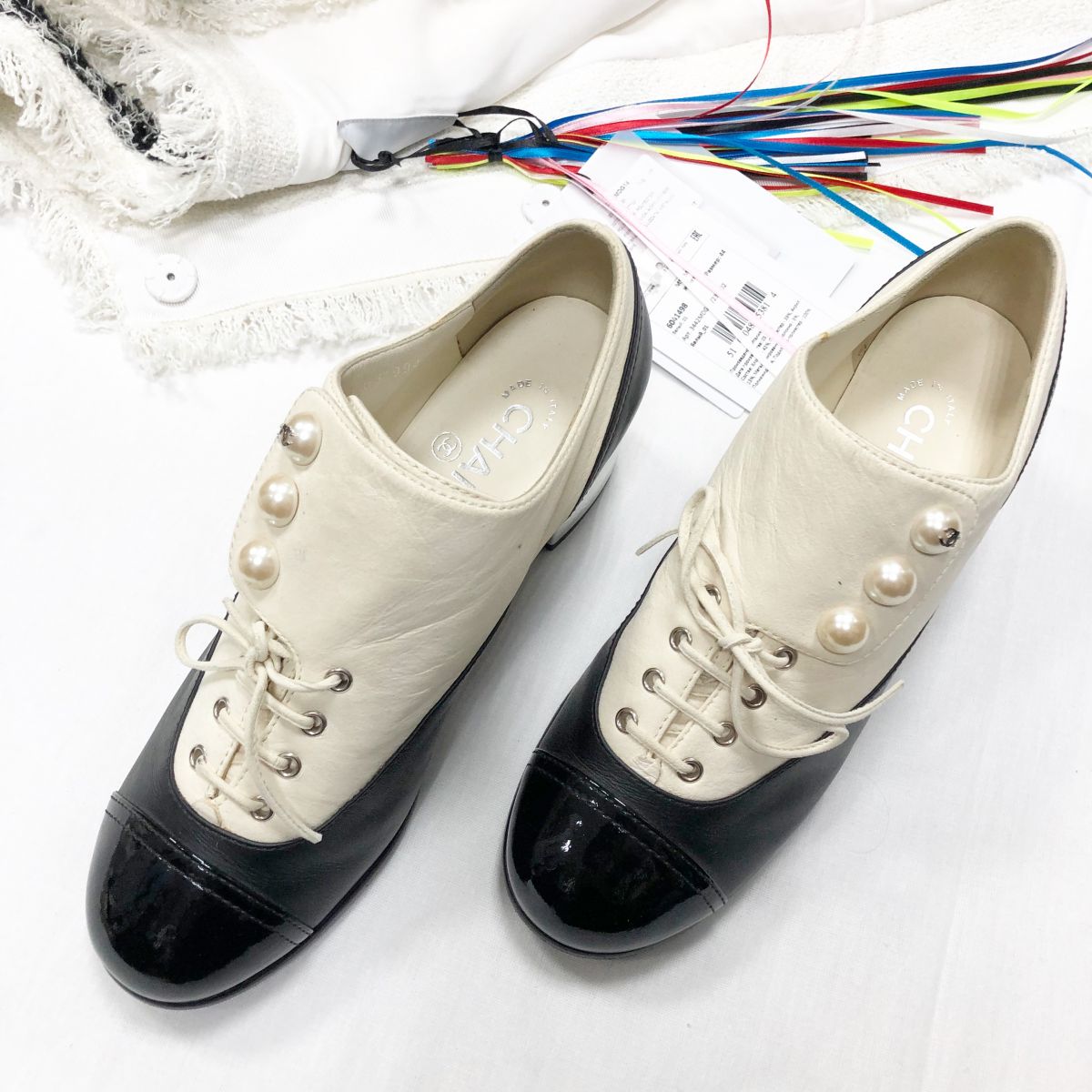 Ботинки Chanel размер 37.1/2 цена 31 310 руб