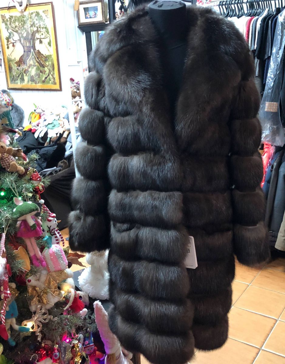 Шуба /Соболь/ Simonetta ravizza размер M цена 465 654 руб