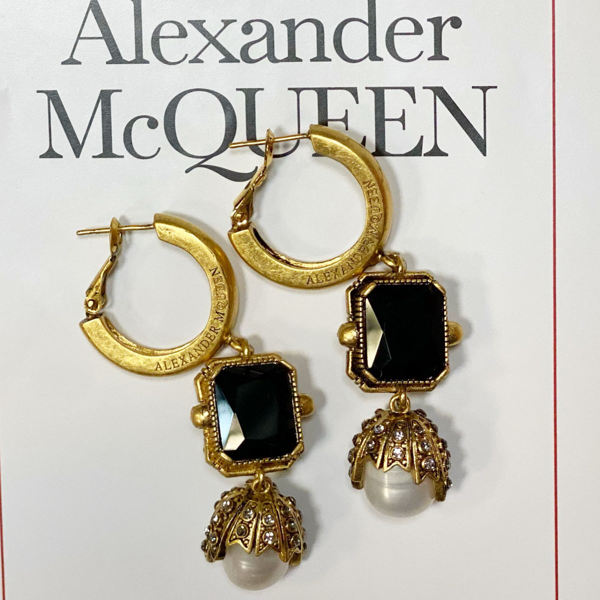 Серьги Alexander McQueen цена 12 308 руб 
