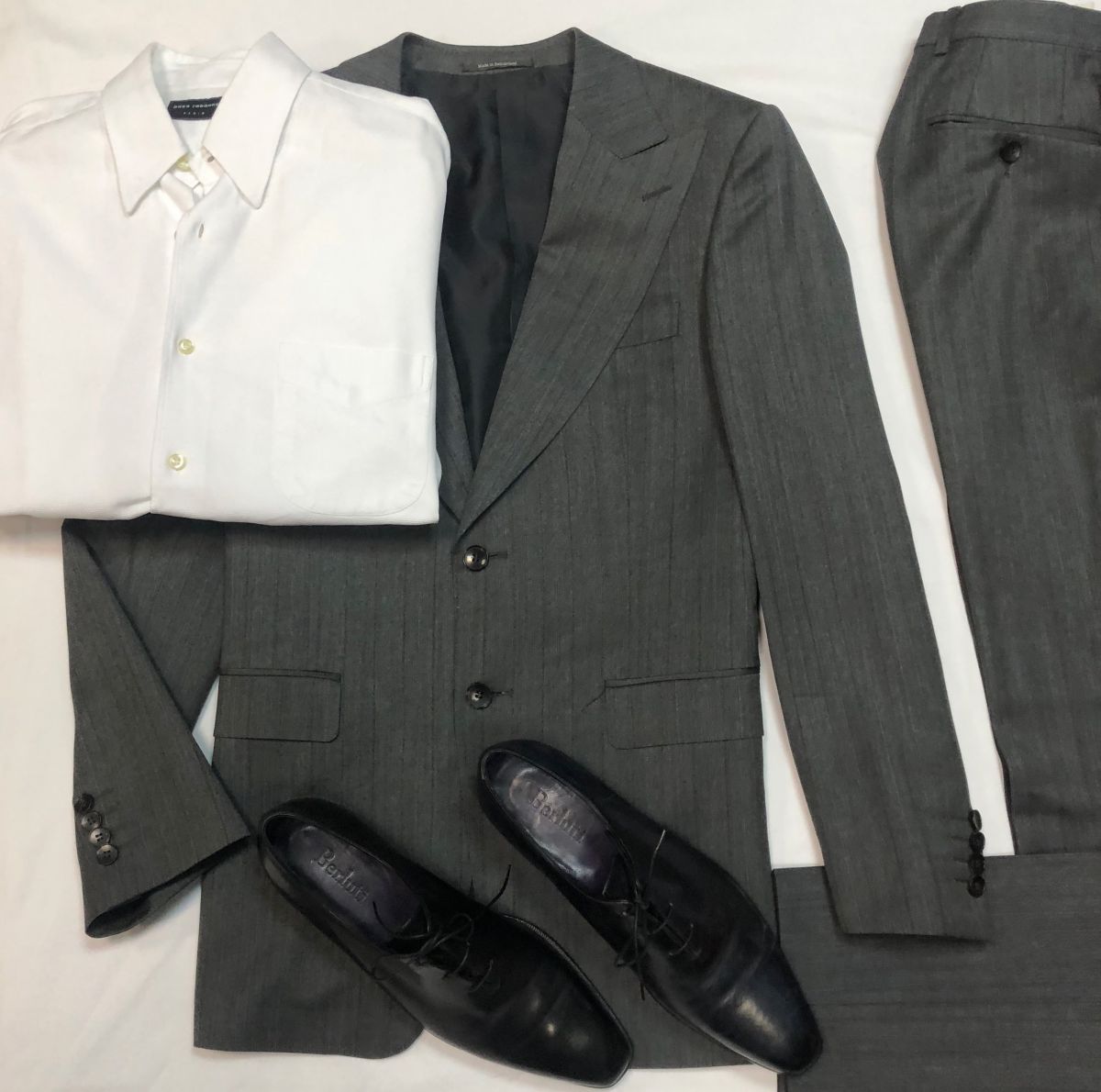 #mechtamen
Костюм GUCCI размер 48 цена 15 385 руб 
Туфли BERLUTTI размер 42.5 цена 38 463 руб