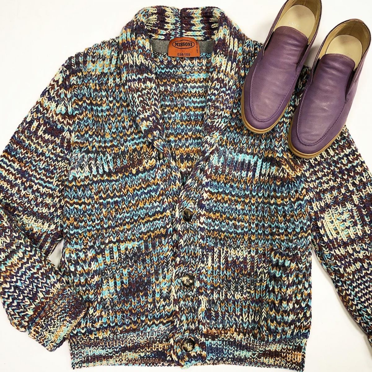 Кардиган / кашемир / Missoni размер L цена 23 078 руб Ботинки Andrea Ventura  размер 43 цена 7 693 руб