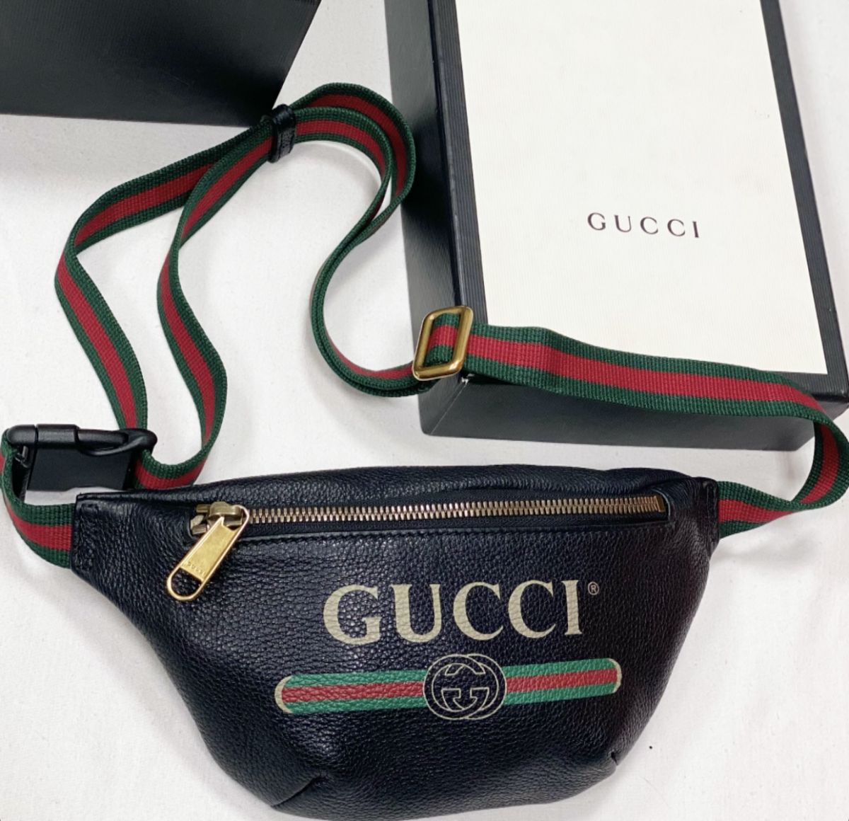 Сумка на пояс Gucci размер 20/13 цена 30 770 руб 