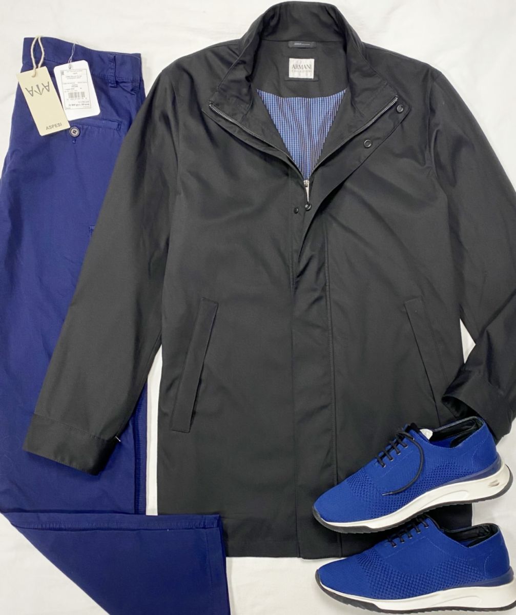 #mechtamen Куртка Armani размер 54 цена 23 483 руб 
Брюки Aspesi размер 50 цена 10 959 руб / новые с ценником / 
Кроссовки Corneliani размер 44 цена 15 655 руб 