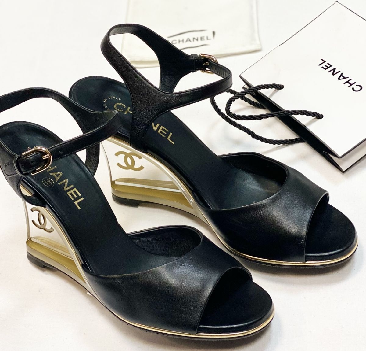 Босоножки Chanel размер 40 цена 30 770 руб 