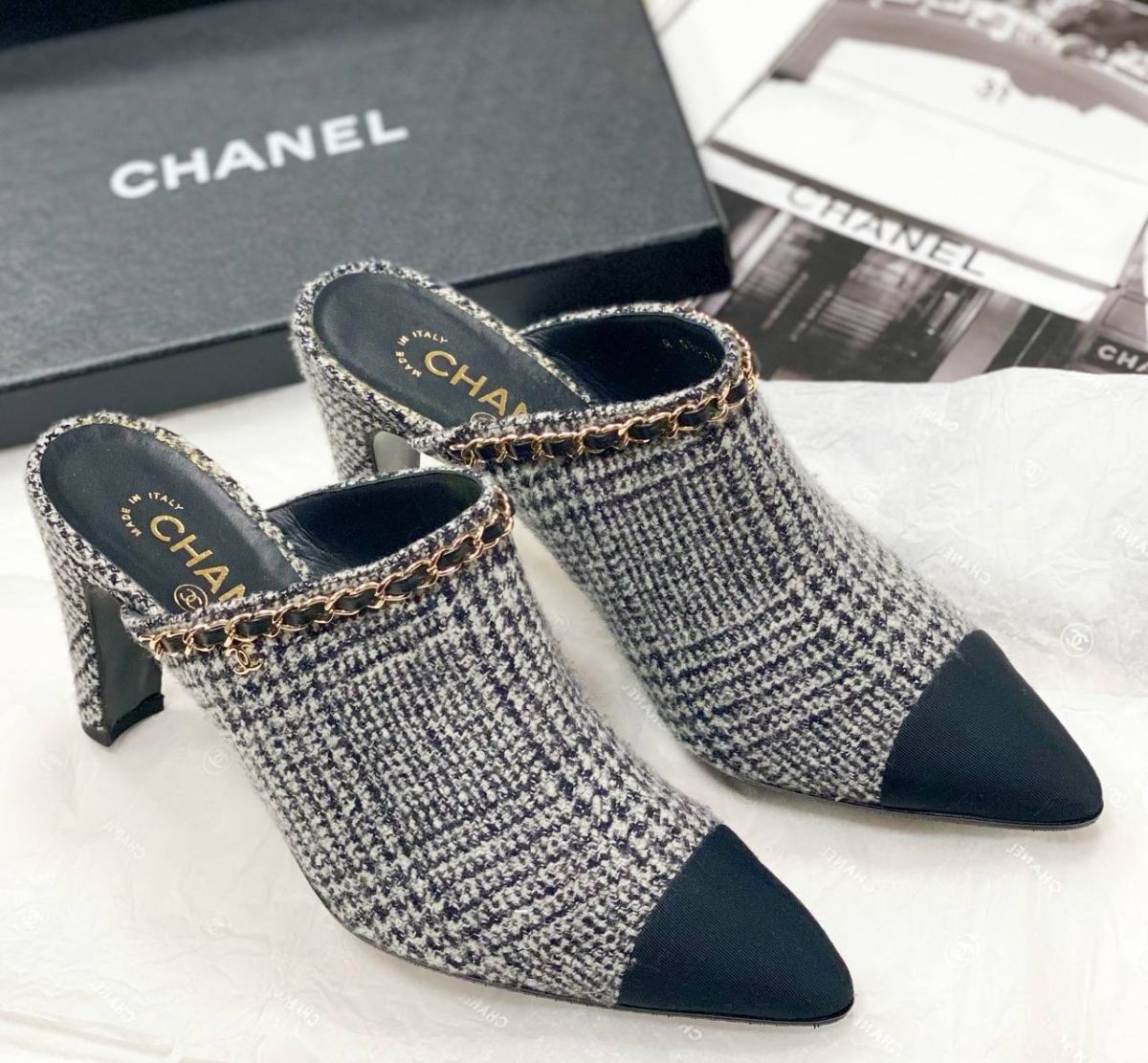 Сабо Chanel размер 39.5 цена 78 275 руб 