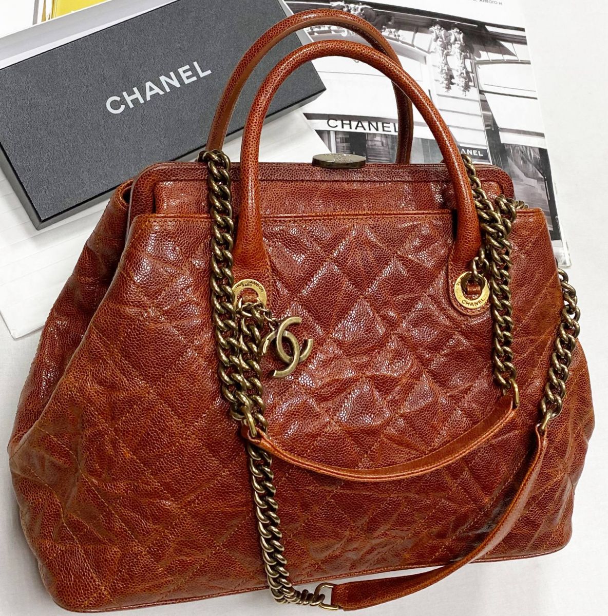 Сумка Chanel размер 35/25 цена 125 240 руб