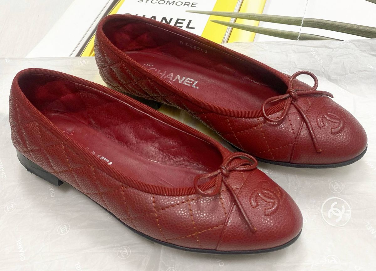 Балетки Chanel размер 36.5 цена 31 310 руб