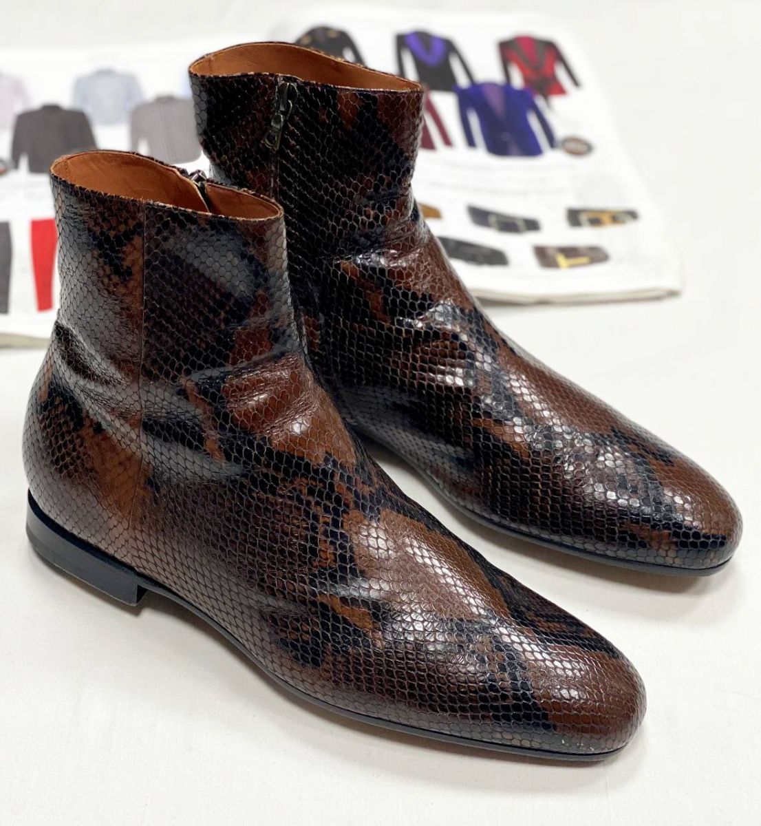 #mechtamen Ботинки/питон/ Dries Van Noten размер 44 цена 23 483 руб 