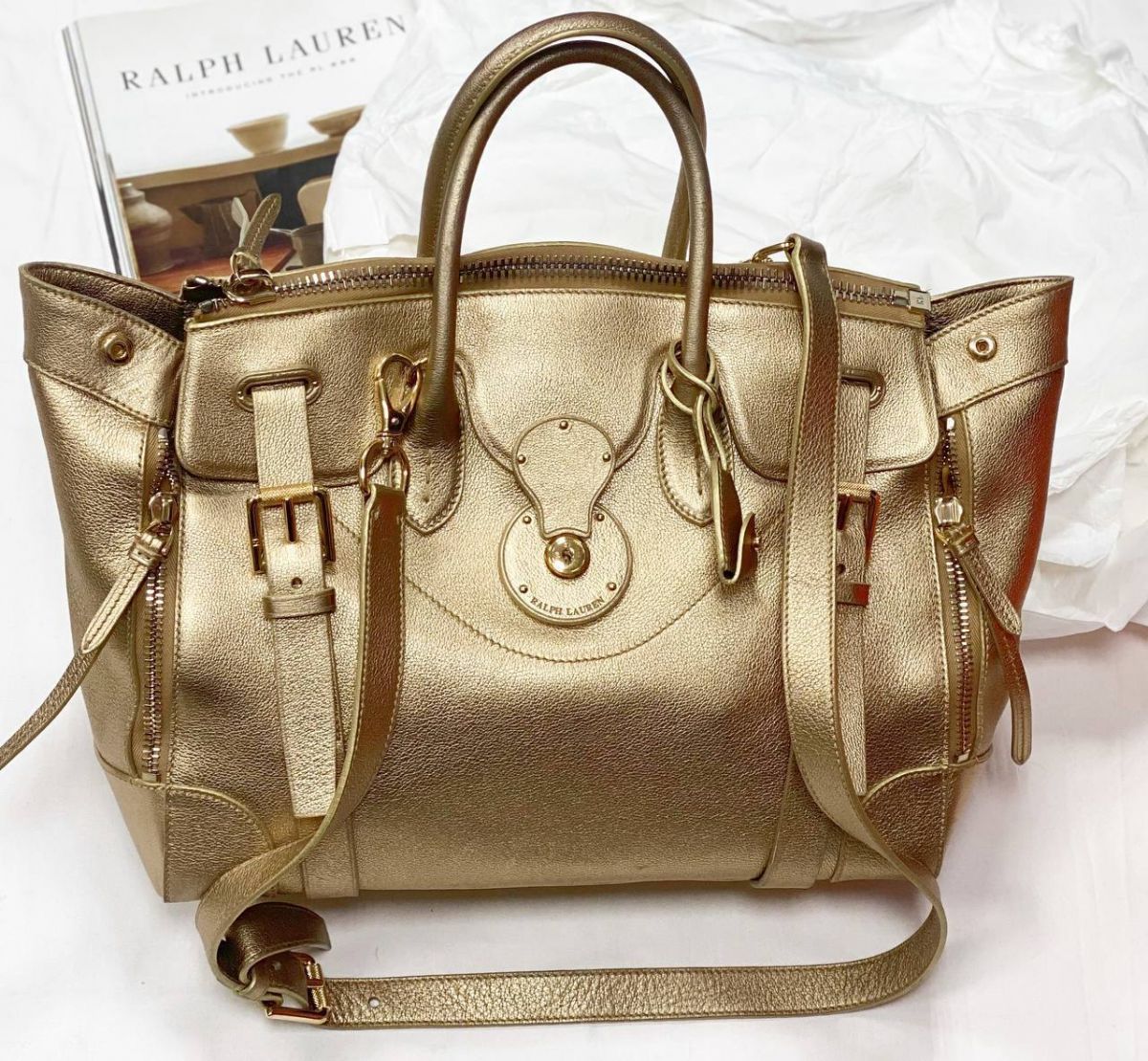 Сумка Ralph Lauren размер 30/30 цена 78 275 руб