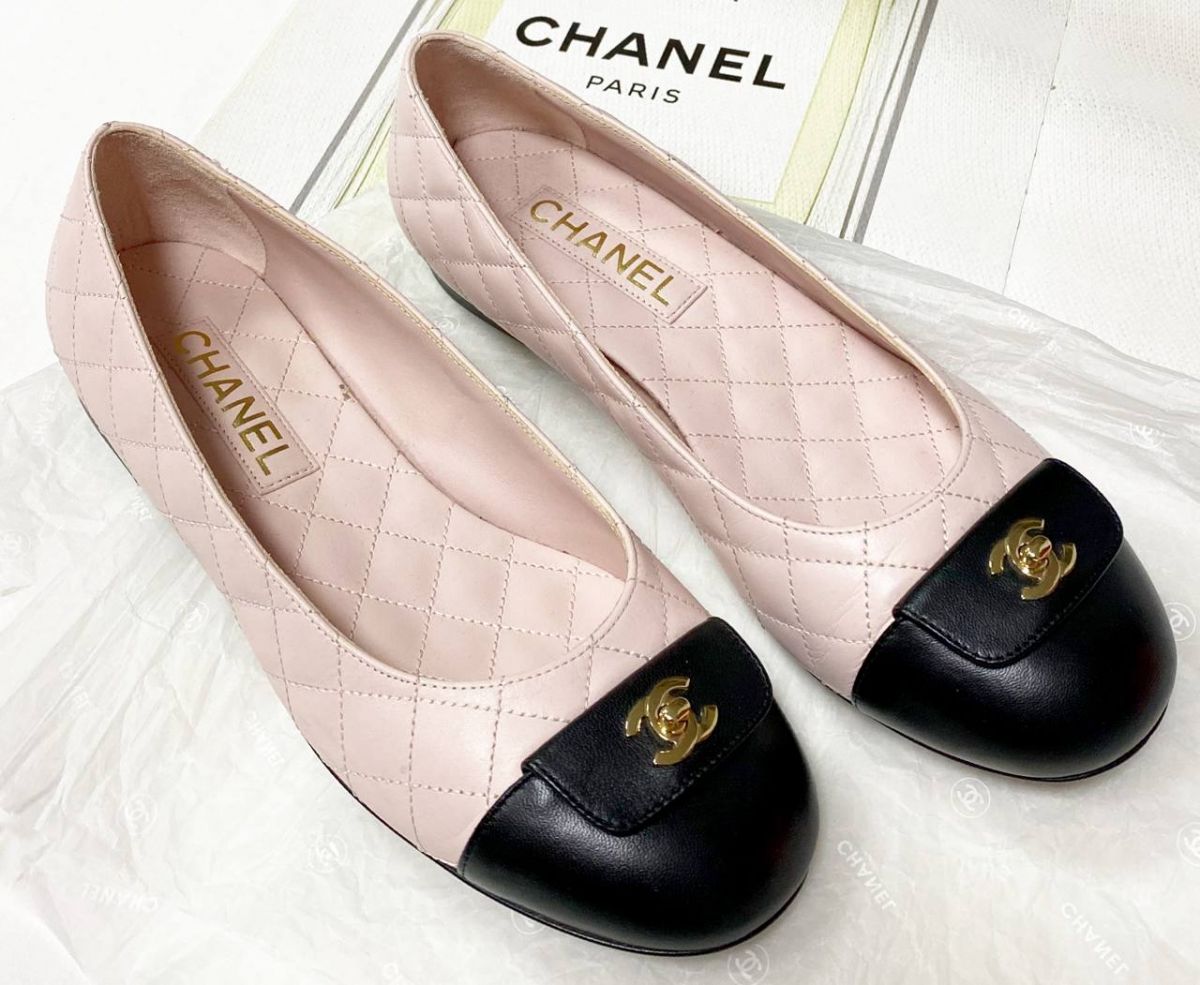 Балетки Chanel размер 39.5 цена 109 585 руб