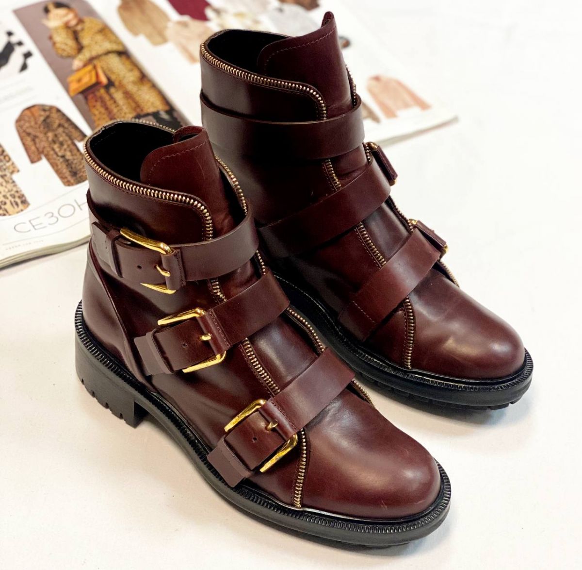 Ботинки Balmain размер 38.5 цена 15 385 руб 