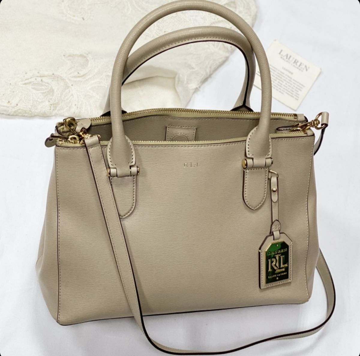 Сумка Ralph Lauren размер 30/20 цена 15 385 руб 