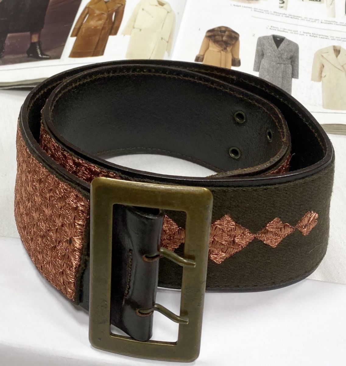 Ремень Dries Van Noten размер 85 цена 10 959 руб