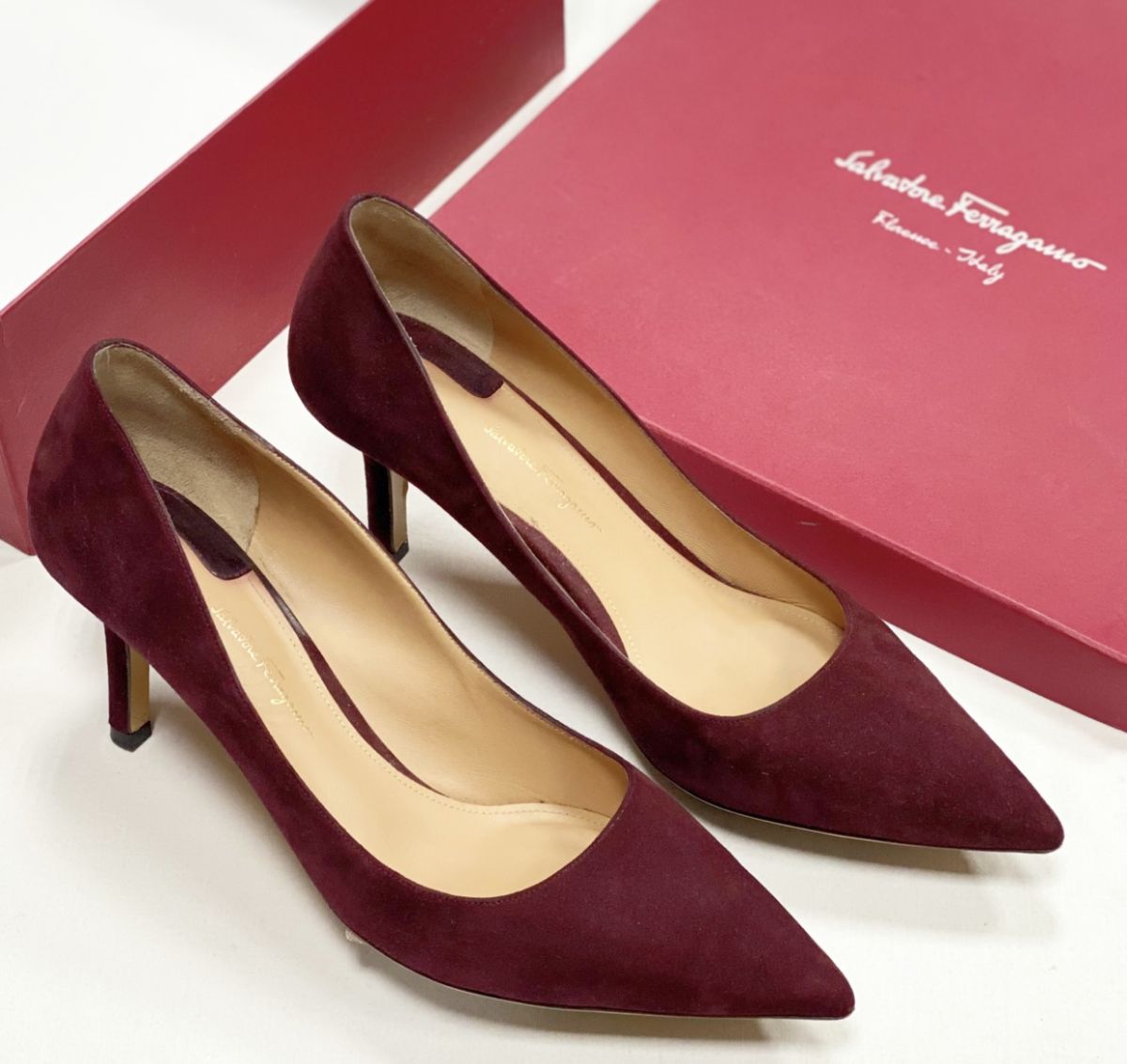 Туфли Salvatore Ferragamo размер 40.5 цена 7 828 руб 