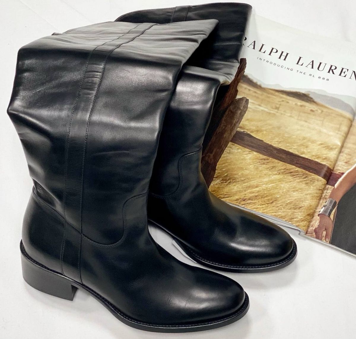 Ботфорты Ralph Lauren размер 37.5 цена 46 965 руб / новые /