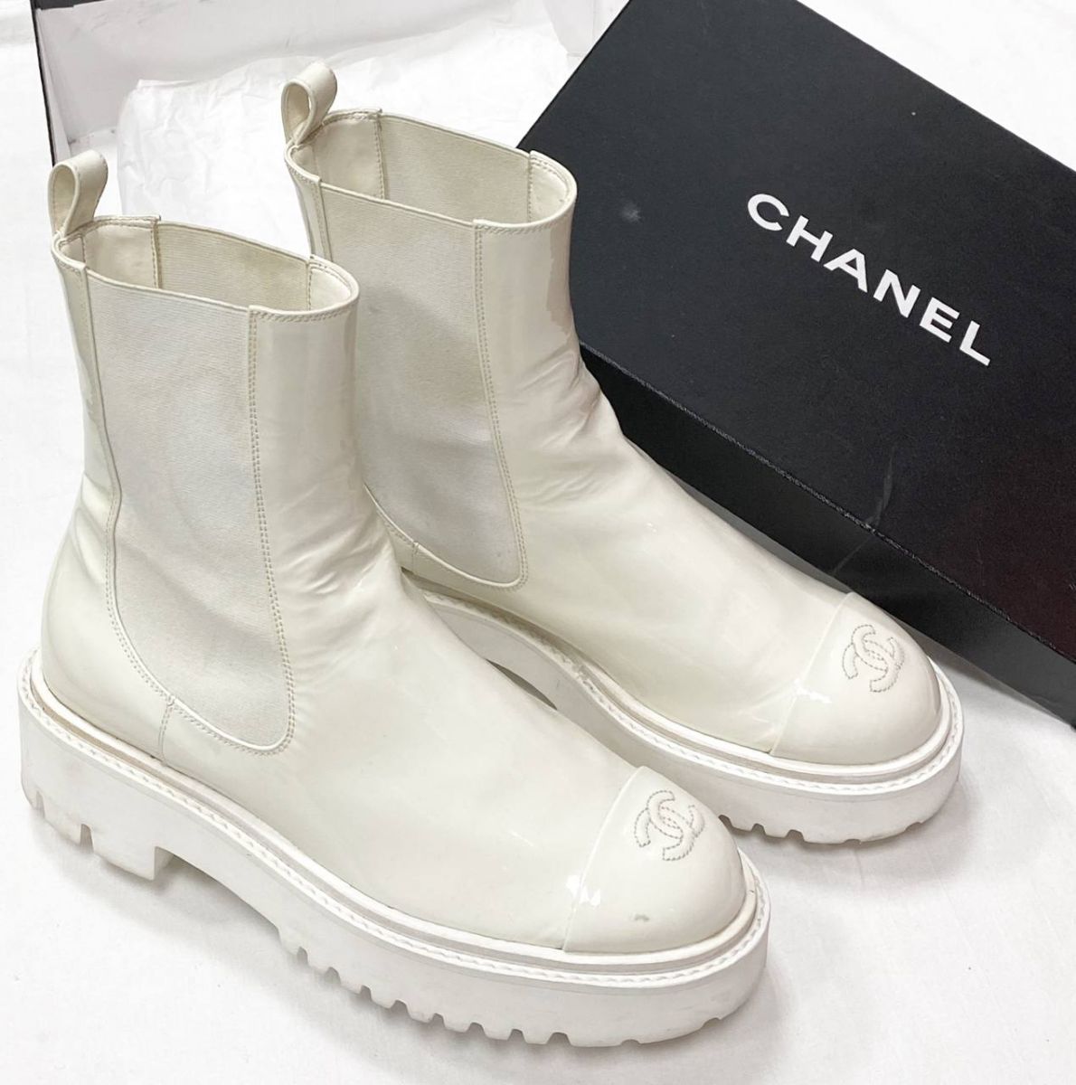 Ботинки Chanel размер 39.5 цена 62 620 руб