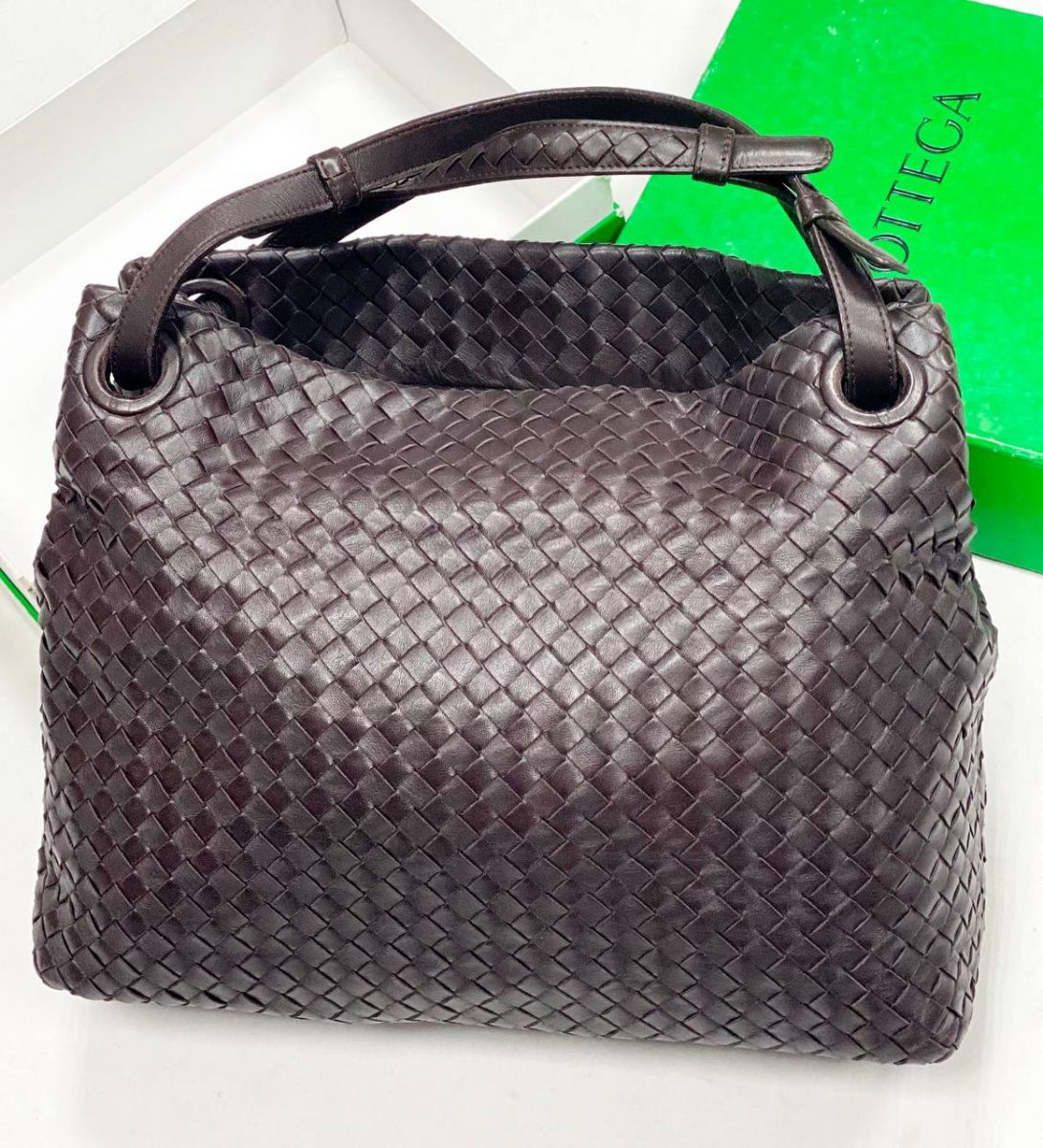 Сумка Bottega Veneta размер 35/28 цена 62 620 руб 