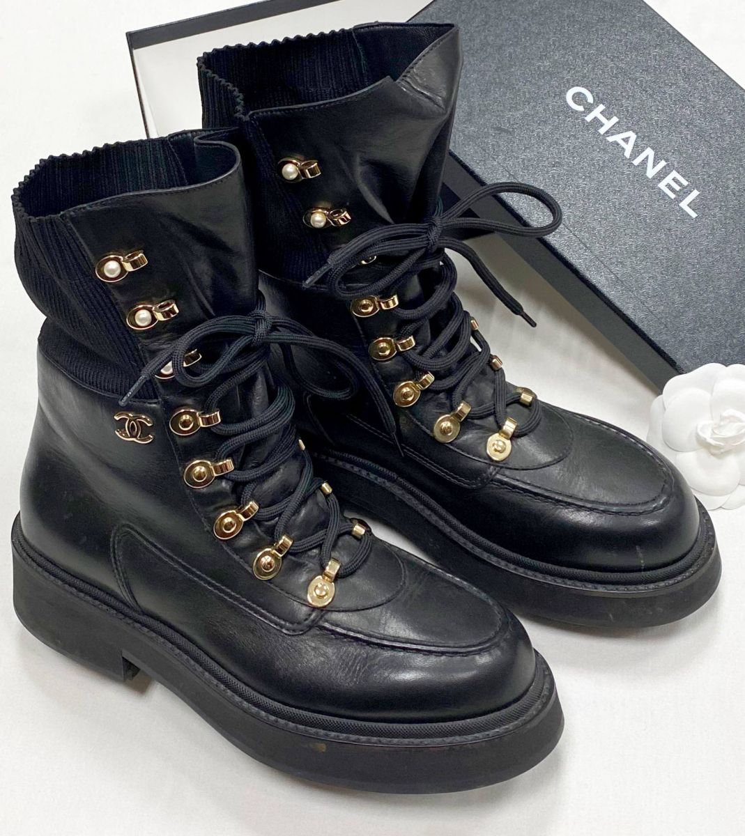 Ботинки Chanel размер 39 цена 125 240 руб