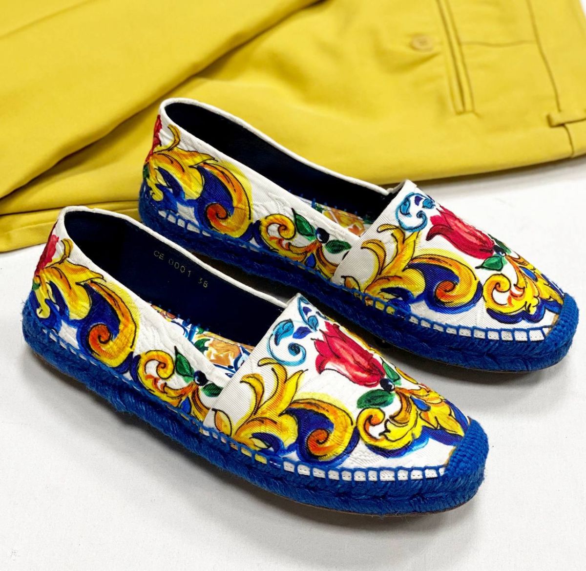 Эспадрильи Dolce Gabbana размер 38 цена 10 959 руб 