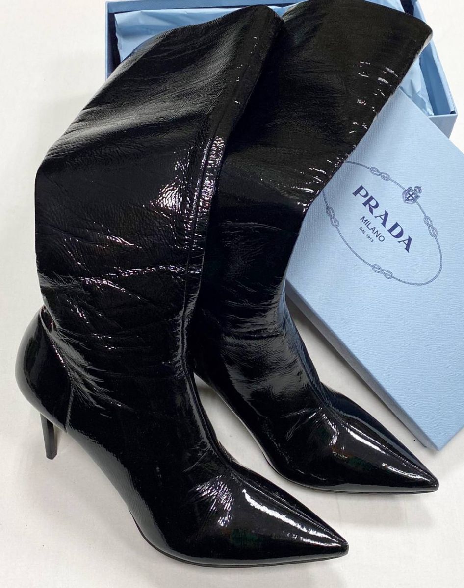 Сапоги Prada размер 38.5 цена 31 310 руб