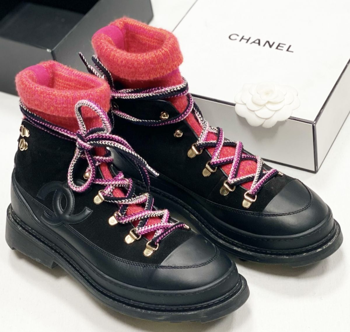 Ботинки Chanel размер 39 цена 61 540 руб 