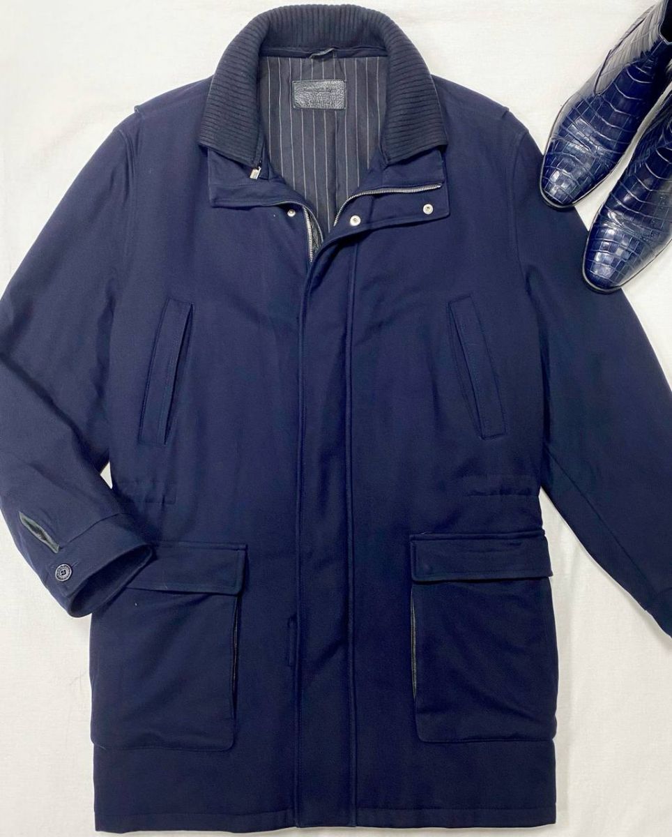 #mechtamen Куртка /отделка кожи / Ermenegildo Zegna размер 58 цена 62 620 руб