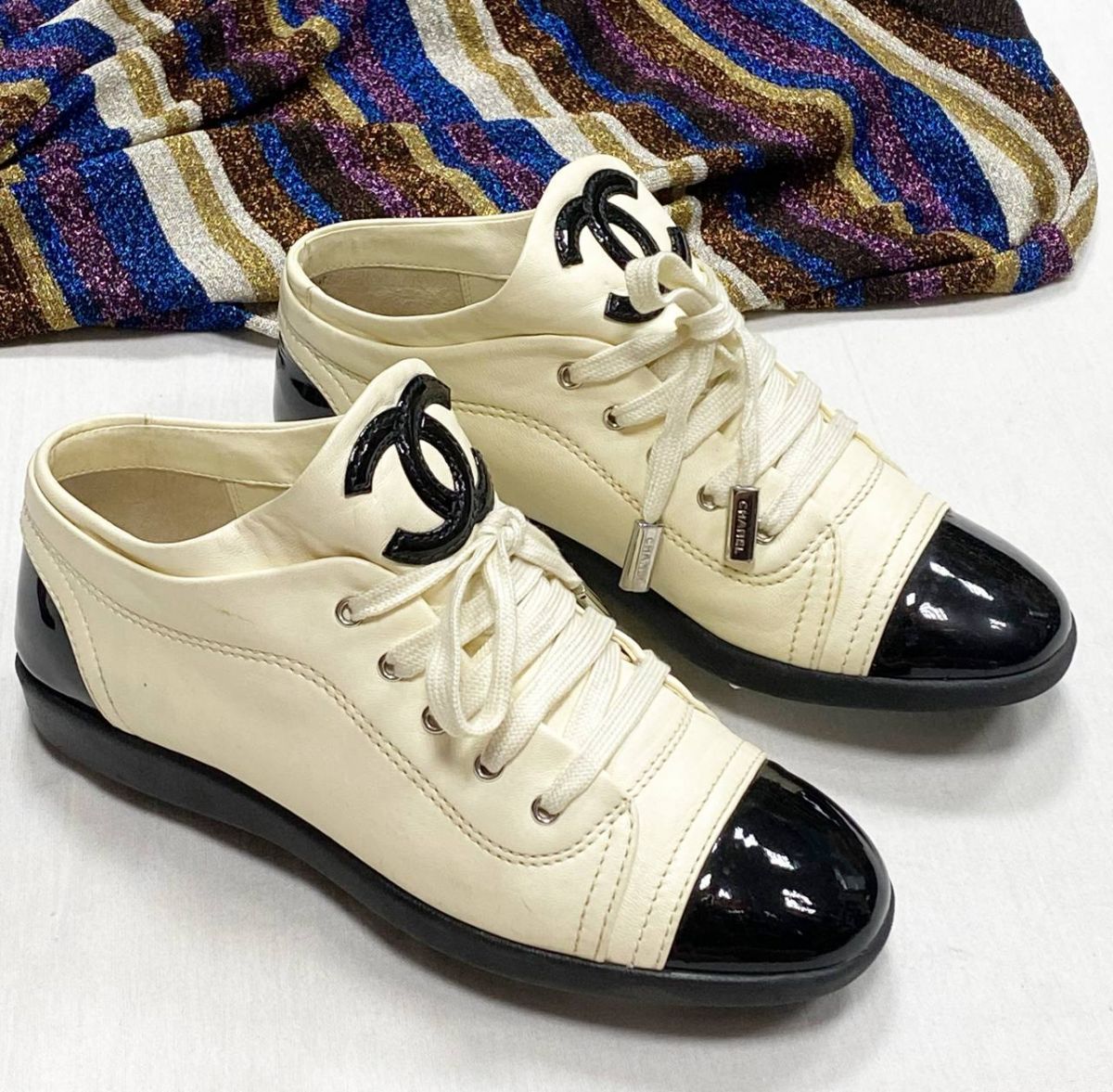 Кеды Chanel размер 36.5 цена 23 483 руб
