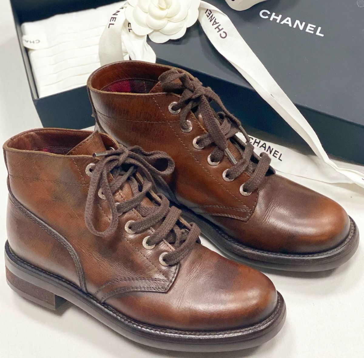 Ботинки Chanel размер 37 цена 31 310 руб
