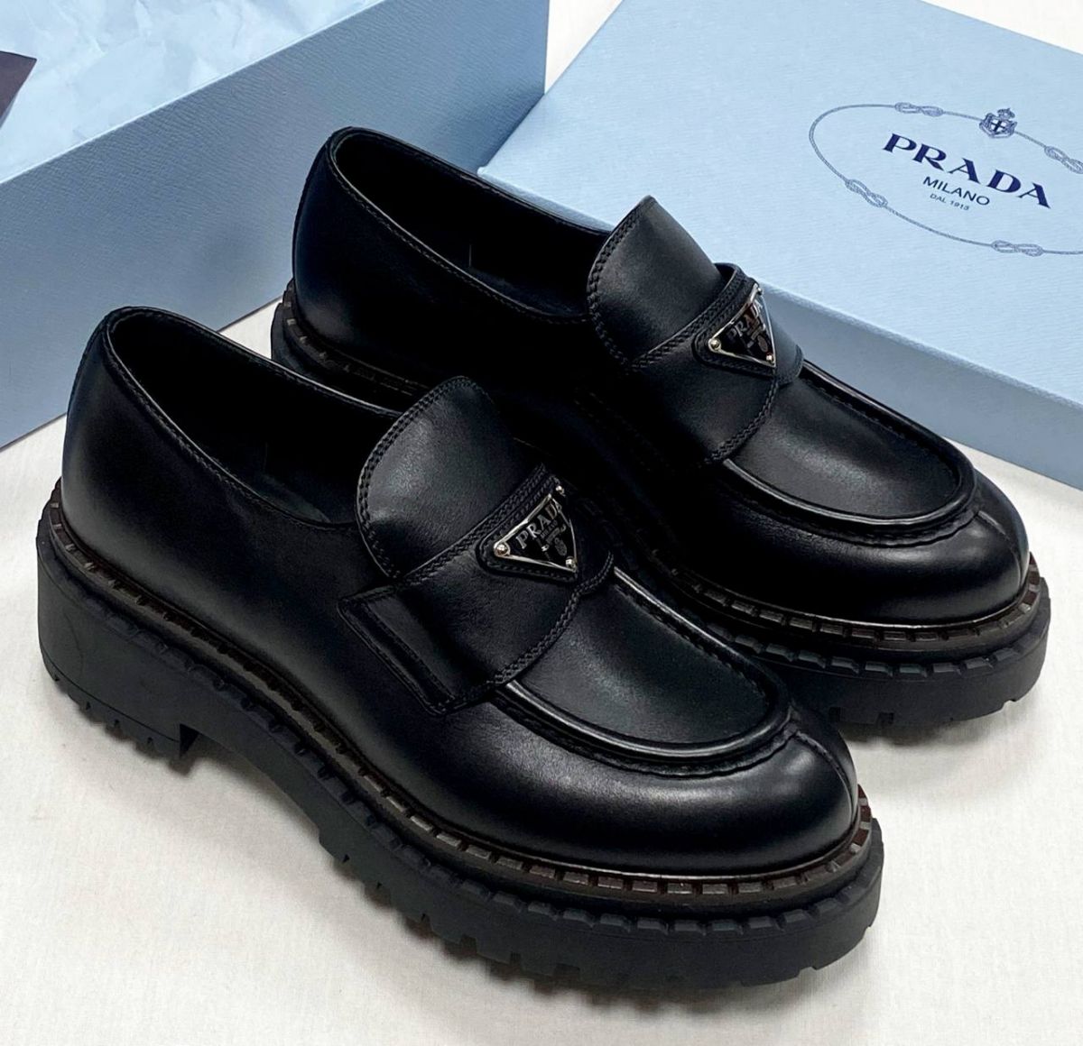 Лоферы Prada размер 36.5 цена 46 965 руб 
