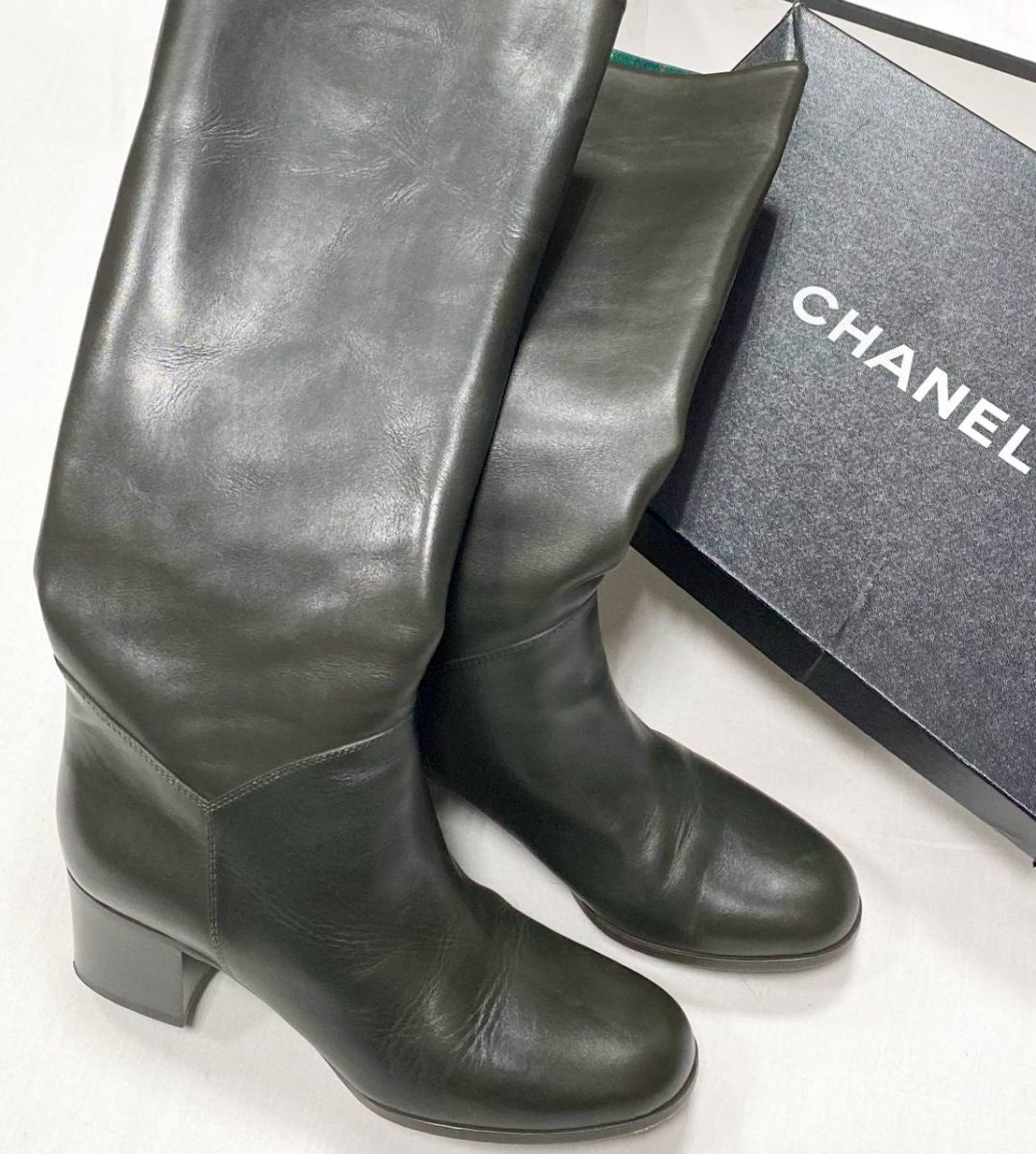 Сапоги Chanel размер 38.5 цена 39 138 руб