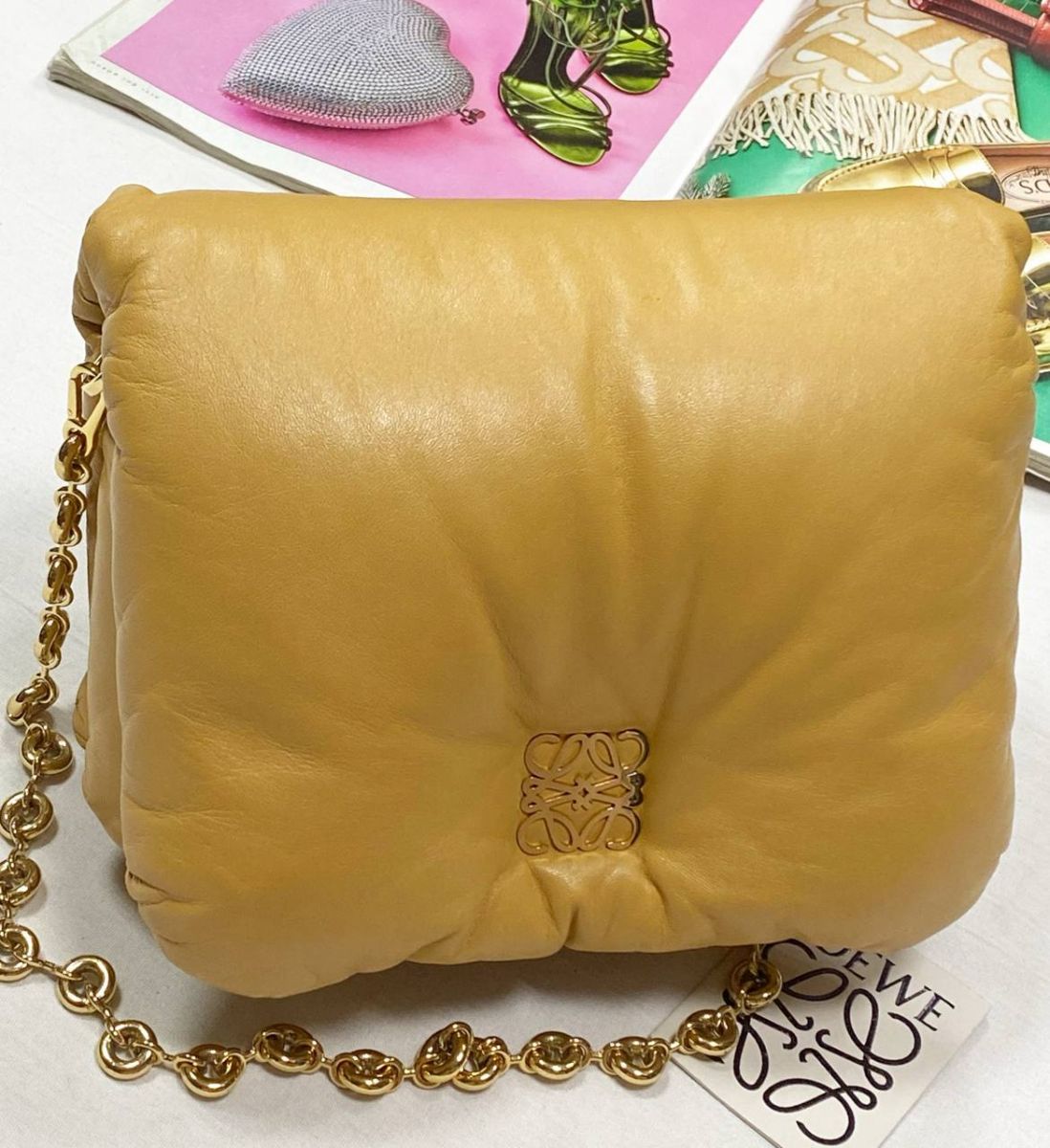 Сумка Loewe размер 20/18 цена 109 585 руб