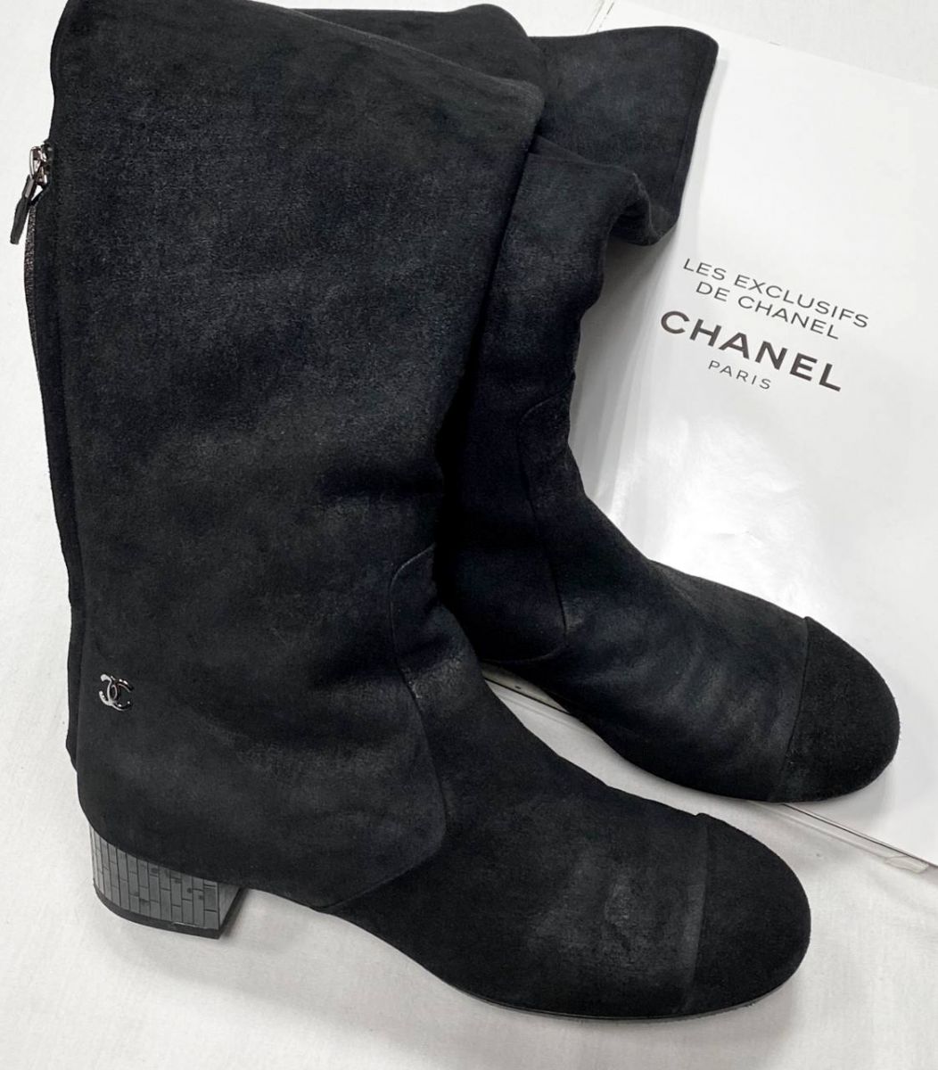 Ботфорты Chanel размер 38.5 цена 31 310 руб