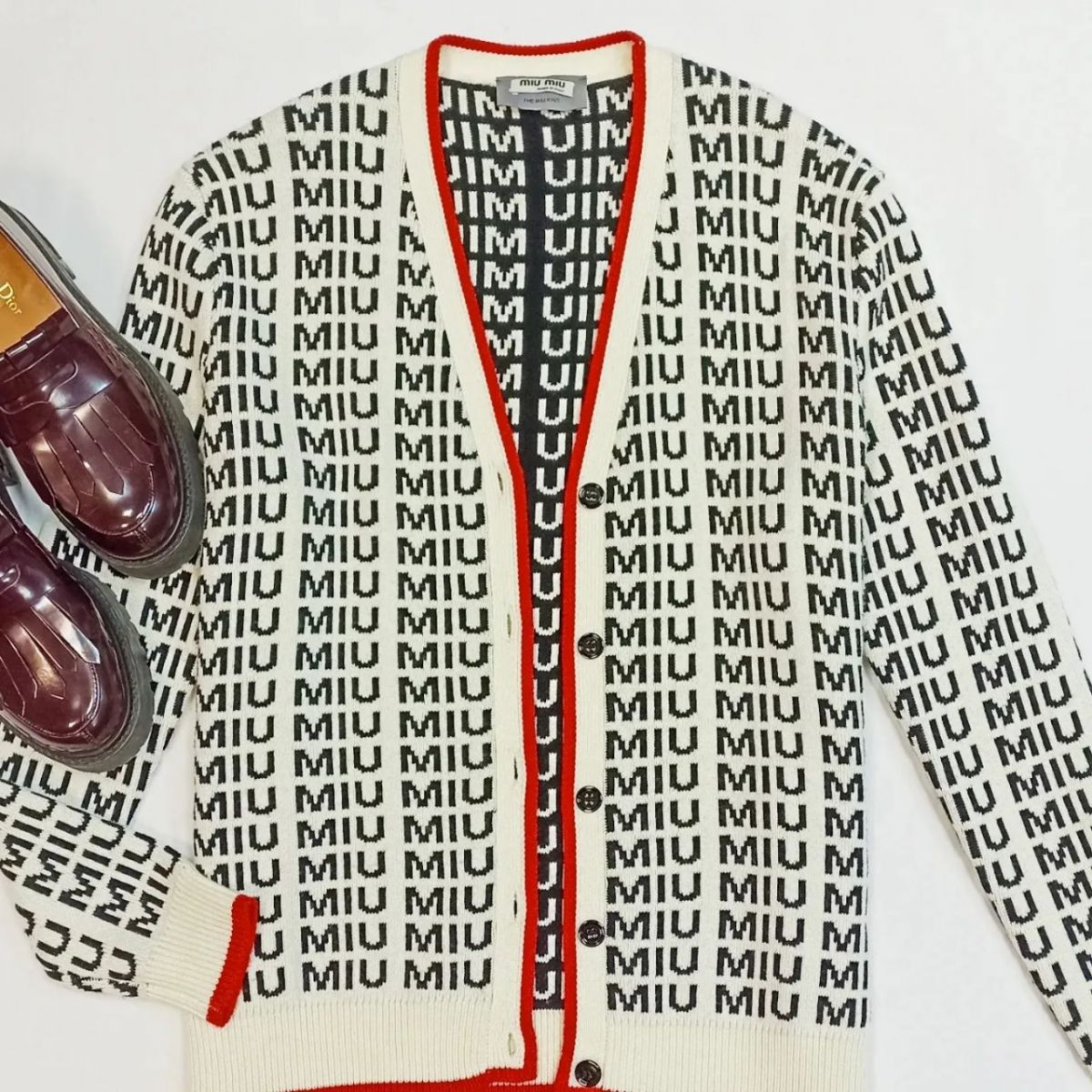 Кардиган Miu Miu размер 38 цена 38 463 руб