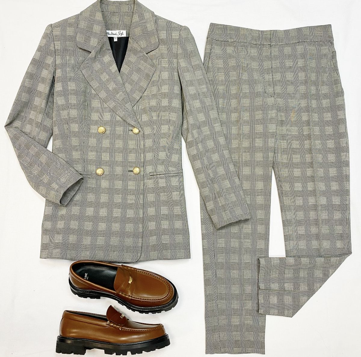 Костюм / жакет + брюки / Maltseva Style размер 38/40 цена 15 385 руб Лоферы Celine размер 40 цена 53 847 руб