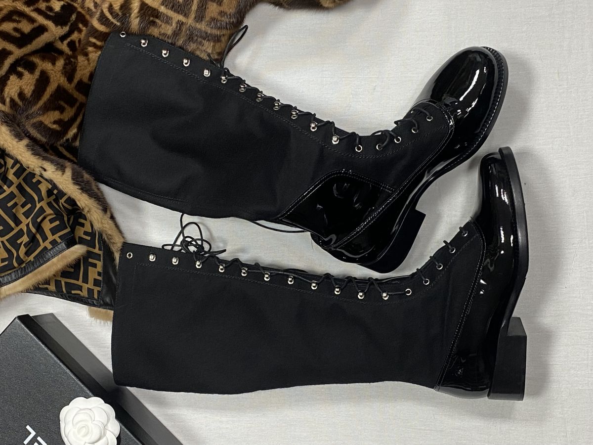 Сапоги Chanel размер 38.5 цена 46 965 руб 