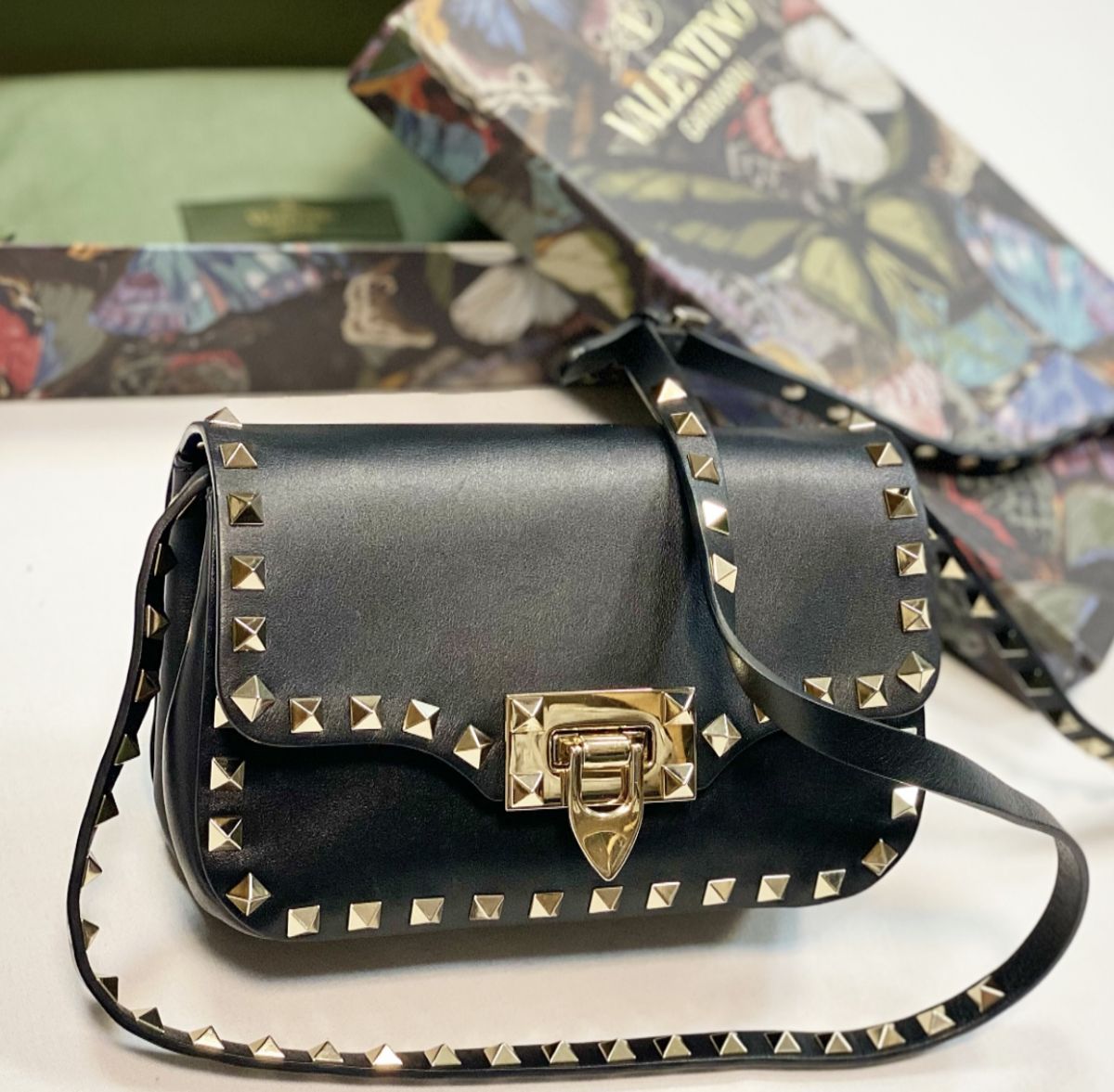 Сумка Valentino размер 20/13 цена 76 925 руб 