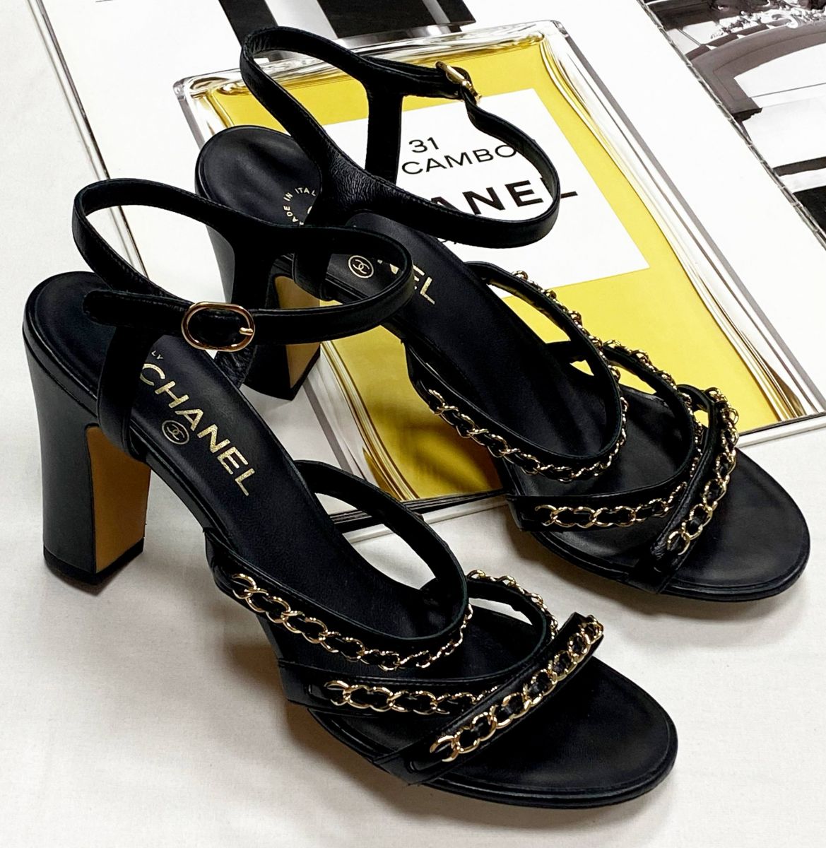 Босоножки Chanel размер 40.5 цена 23 483 руб