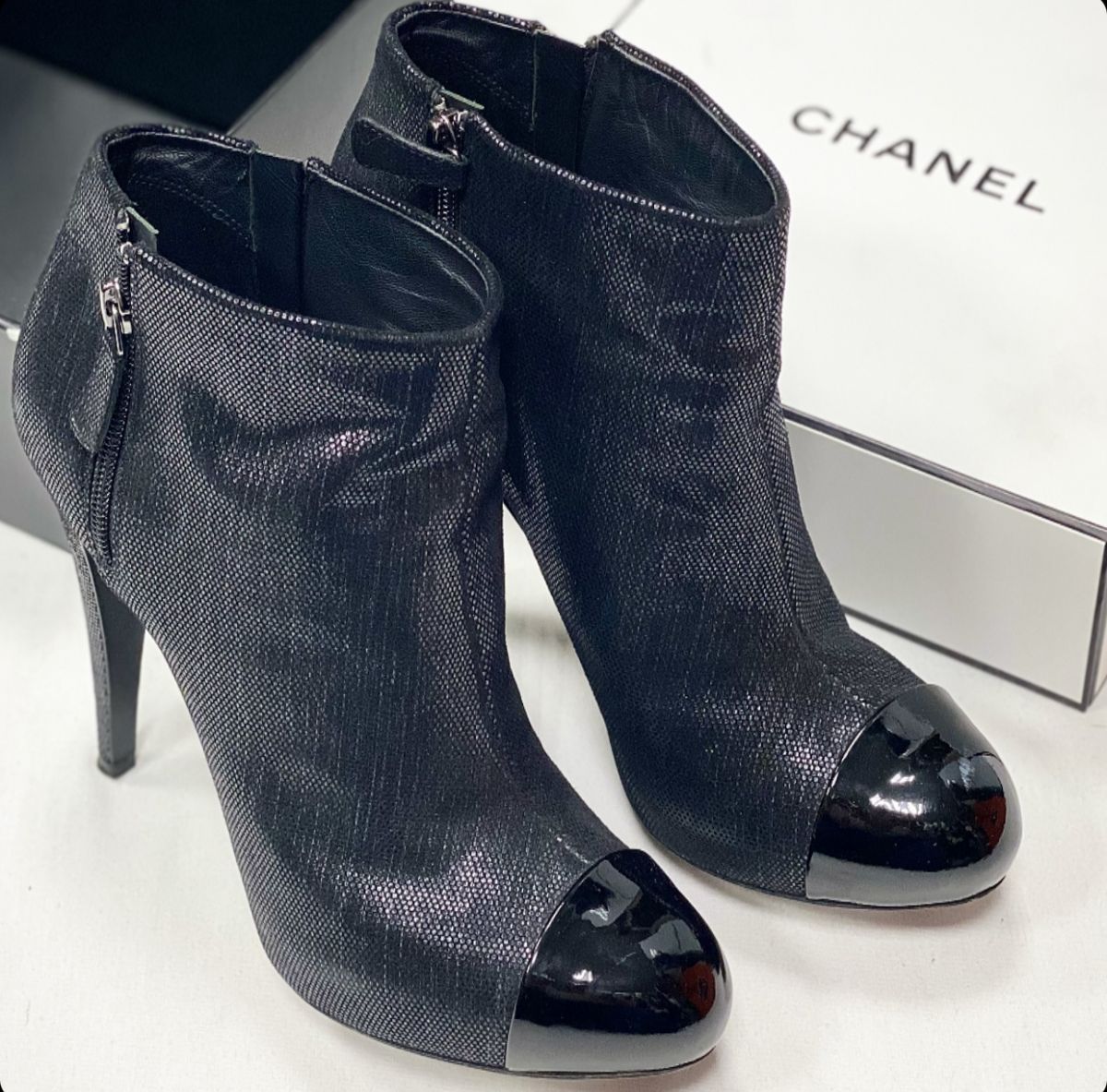 Ботильоны Chanel размер 40.5 цена 23 078 руб 