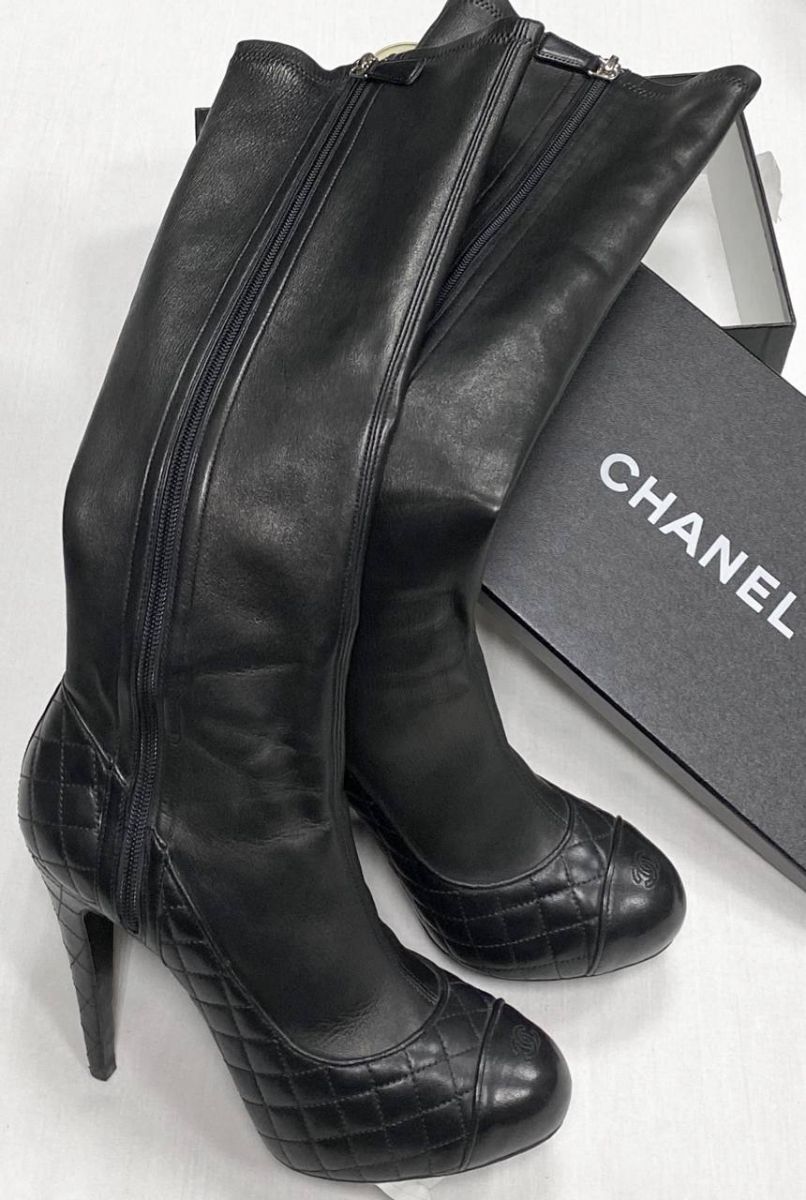 Сапоги Chanel размер 40.5 цена 46 965 руб